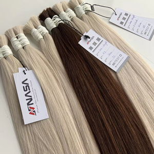 Precio al por mayor Extensiones de cabello a granel Cabello virgen vietnamita Double Drown 100 gramos Colores claros 22 pulgadas - Product Image 1