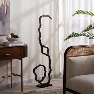 Sculpture noire élégante Design unique Accent artistique de luxe pour améliorer les intérieurs contemporains ou les espaces élégants - Product Image 3