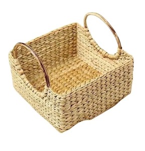 Premium Set of 2 Rattan <b>Baskets</b> Elegant Handmade Woven Storage for Fruits Snacks Laundry Toys Kitchen Essentials From India - Product Image 4