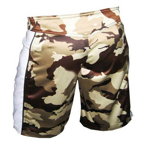 Shorts de MMA à cordon de serrage en polyester 100% sublimé élastique de qualité supérieure, 160g, personnalisables, pour la boxe, le BJJ, les arts martiaux, pour hommes et femmes, OEM - Product Image 6