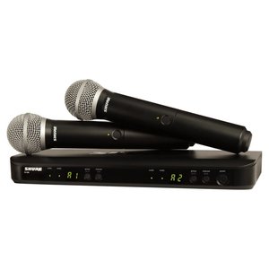 Kit de Micrófonos BLX SERIES Blx288E Pg58 M17 Negro - Product Image 1