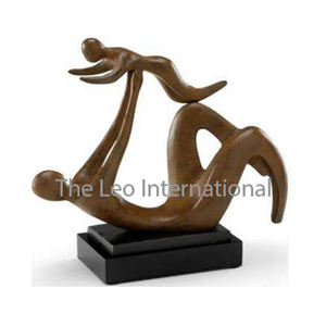 Esculturas modernas de forma única de Base de mármol de metal de acero inoxidable de estilo elegante DE LA India decorativo de lujo para el hogar - Product Image 6