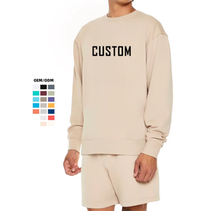 OEM invierno grueso pulóver sudaderas con capucha de gran tamaño gota hombro en blanco sudaderas impresión personalizada peso pesado Unisex Vintage alto - Product Image 6