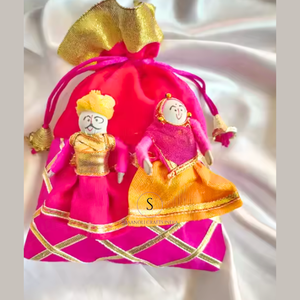 Độc đáo nhung potli túi cho ủng hộ đám cưới truyền thống rối thiết kế nhung potli túi cho Phù Dâu và ủng hộ đám cưới - Product Image 3