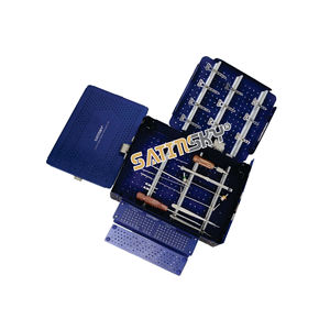 Kit chirurgical orthopédique pour radius distal 2,4 mm, plaques de fixation et vis, en coffret aluminium, haute qualité, certifié CE - Product Image 1