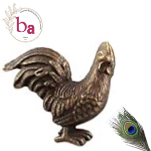 Boutons de tiroir de poule antiques en laiton fonte moderne poignée de qualité pour armoire commode chambre cuisine armoires de salle de bain - Product Image 1