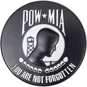 Trofeos, Medallas y Placas de Aluminio, Kit Conmemorativo de Prisioneros de Guerra y Desaparecidos en Combate (POW MIA) Incluido Placa Conmemorativa con la Bandera de EE. UU. y el Logotipo de Veteranos de 12x18 Pulgadas, Regalos para el Día de los Caídos - Product Image 2