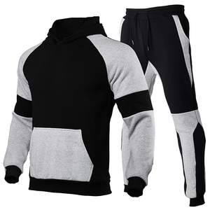 <b>Men's</b> Hooded Track Suit in Different Colors 100% Cotton Plus Size for Winter-Wholesale Price - Product Image 4