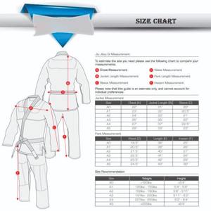 Point renforcé Brésilien Jiu Jitsu Gi BJJ Costume Durable Grappling Kimono Arts Martiaux Uniforme OEM Personnalisé - Product Image 3