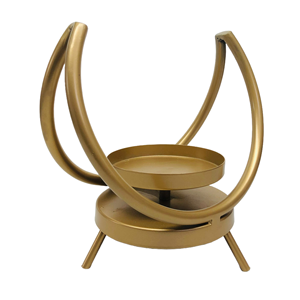 Portavelas elevado Diseño duradero Soporte de vela de Pilar Portavelas de metal de tendencia superior Soporte de candelita de metal para el hogar - Product Image 3