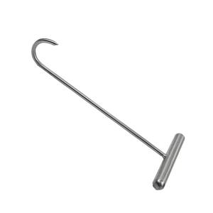 Gancho Óseo Quirúrgico Veterinario con Mango en T de Acero Inoxidable, Instrumento Duradero de Alta Precisión para Procedimientos Óseos en Animales - Product Image 1