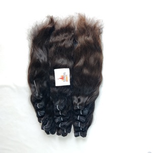 Raw Fabricado Natural Indian 100% Máquina de ondas profundas Tejido de ondas profundas de doble trama Color procesado Ninguno Extensiones de cabello humano - Product Image 5