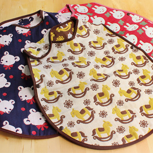 [Vente en gros HIORIE Made Japan 5 couches gaze bébé bavoir 25cm * 20cm 100% coton respirant bas quantité minimale de commande doux au toucher abeilles motif Animal - Product Image 3