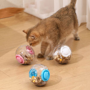 Distributeur de nourriture interactif moderne pour animaux de compagnie, balle de jeu réglable, distributeur automatique de nourriture pour chat - Product Image 5