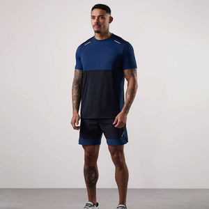 Conjunto de pantalones cortos de camisa personalizados transpirables de algodón de alta calidad para hombres Nuevo conjunto corto de dos piezas de verano informal de pana de moda OEM - Product Image 4