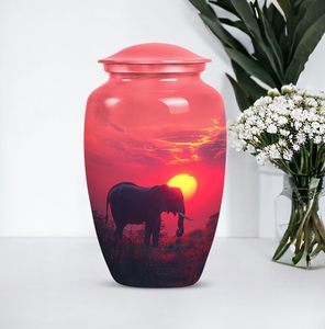 Urnas de elefante para cenizas humanas Urna para cenizas Urnas de cremación masculinas y femeninas adultas para mujeres Urnas funerarias para hombres adultos Tamaño personalizado - Product Image 6
