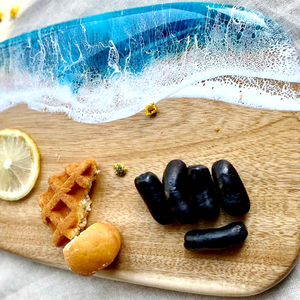 Planche à découper marine personnalisée en résine de bois de noyer, planche à fromage pour pain aux fruits de cuisine, plateau de service pour fête à la maison - Product Image 4