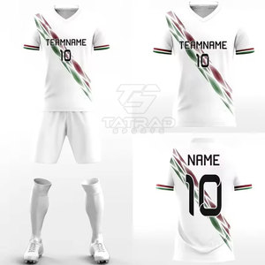 Diseña tu Propio Logotipo, Uniformes de Fútbol para Equipos, Kits de Uniformes de Fútbol de Manga Corta, Impresión por Sublimación, Transpirables, Ligeros, de Secado Rápido, 100% - Product Image 5