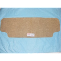 Tapis de sol de luxe pour siège arrière de voiture FIAT 500 D avec protection en PVC et jute