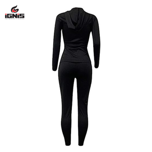 Vente en gros d'usine Ensemble de survêtements brodés en polyester style printemps décontracté pour hommes - Product Image 4