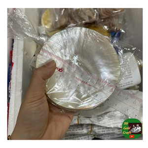 Plato y cuchara versátiles de nácar, plato redondo para uso multipropósito, plato de nácar artesanal para guardar jabón - Product Image 3