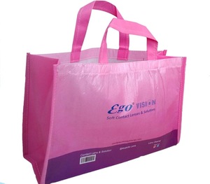 Sac à provisions en toile personnalisable Sac découpé en polypropylène non tissé avec motif à pois pour cadeau et logo de voyage imprimé - Product Image 4