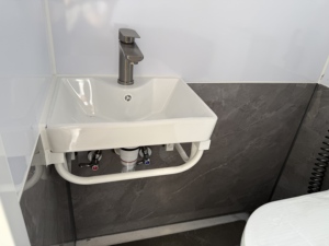Baño Portátil con Ducha Combinada, Unidad Sanitaria Móvil Todo <span class=keywords><strong>en</strong></span> Uno para Campamentos, Obras de Construcción y Uso <span class=keywords><strong>en</strong></span> <span class=keywords><strong>Emergencias</strong></span> - Product Image 6
