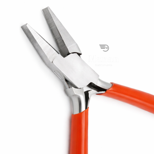 Alicates de Joyería de Punta Plana de 4 Pulgadas (100 mm) MANAN INSTRUMENTS de Alta Calidad, Acero Inoxidable, Mango de PVC, Herramienta de Precisión para Doblar Alambre - Product Image 2