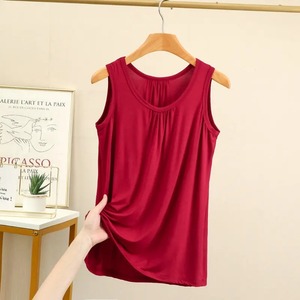 เสื้อกล้ามผู้หญิงผ้าคอตตอน100% แห้งเร็วมีสไตล์ลำลองเสื้อกล้ามระบายอากาศได้สำหรับฤดูร้อน - Product Image 1