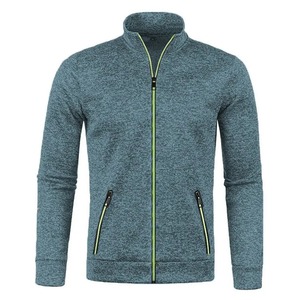 100% coton hommes sweat-shirt de haute qualité respirant avec fermeture éclair élégante personnalisé Premium en gros brodé chemises teintes unies - Product Image 5