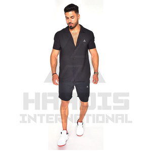 Nuevo diseño, conjuntos gemelos para hombres, camiseta de manga corta, pantalones cortos, conjunto doble para hombres, alta calidad para hombres - Product Image 3