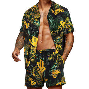 Conjunto de Camiseta y Pantalones Cortos de Verano para Hombre, Hechos a Medida, Casuales, de Alta Calidad, Secado Rápido, Transpirables, de Poliéster/Algodón, Venta al Por Mayor, MOQ Bajo, en Existencia - Product Image 6