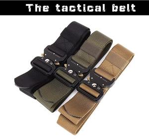 Outdoor Utility Hiking Belt with Heavy-Duty Seat Belt <b>Buckle</b> and Quick-Release Design for Work and Adventure Activities - Product Image 6
