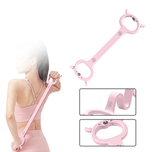 Portable Elastic Exercise <strong>Bands</strong> in Figure 8 Design for <strong>Arm</strong> Shoulder Back Leg Stretching - Product Image 4