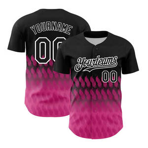 Pakistán fabricante 100% poliéster hecho sublimación béisbol Jersey estilo de lujo cómodo tela béisbol Jersey - Product Image 2