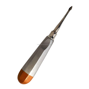 Elevador Manual Ergonómico para Puntas de Raíz, Acero Inoxidable Plateado, Certificado CE, Instrumento Dental para Extracción, Cirugía Oral, World Surgical - Product Image 4