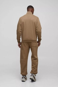 Chándales de alta calidad para hombre, chándales de corte regular bordados con cremallera, ropa informal, chándales transpirables y cómodos - Product Image 2