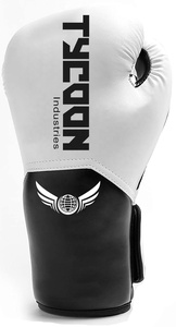 Guantes de boxeo personalizados, manoplas sencillas con Logo personalizado, color negro, 12oz - Product Image 2