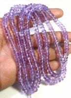 Perles de pierres précieuses en améthyste rose facettées Gems Valley, brin de 16 pouces, 5-6 mm, forme rondelle, cristal naturel de haute qualité, brésilien, DIY
