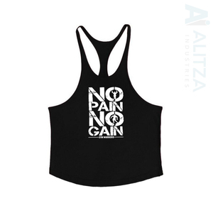 Casual Athletic Men's Tank Top <b>100</b>% Cotton Slim Fit with Custom Event Print High Quality for Bulk Orders Promotions - Product Image 1