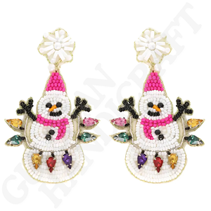 Pendientes de Seltzer con cuentas de diamantes de imitación con estilo hechos a mano, joyería de gota inspirada en bebidas brillantes, accesorio de moda - Product Image 6