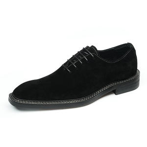 Comfortable Sheepskin Lined Formal Shoes with Adjustable Laces and Non Slip Heel for Men's Shoes - Product Image 1