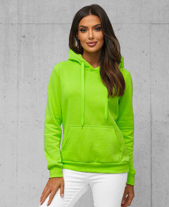 Sweat à capuche unisexe classique en néon, manches longues, en polaire - Product Image 1