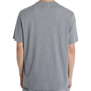 Top vente professionnel fait hommes T-Shirt décontracté de haute qualité nouvelle mode imprimé Logo conception solide tissu tricoté bas prix - Product Image 5