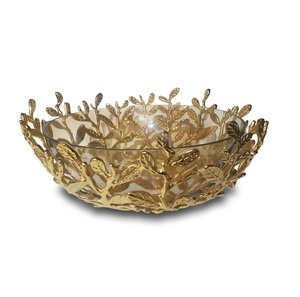 Haute qualité meilleurs bols décoratifs en aluminium salade Snack fruits et noix bol de service Table à manger décor bol de service en gros - Product Image 3