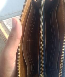 Portefeuille long en cuir pour homme avec fermeture éclair, fabrication sur mesure, en cuir de cheval Crazy Horse, blocage RFID, porte-cartes multiples - Product Image 3