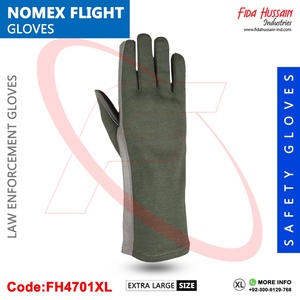 Vente chaude Nomex Flight Gloves Écran tactile en cuir de vache souple pour gants de pilote et gants en cuir d'entraînement spécial tactique - Product Image 4