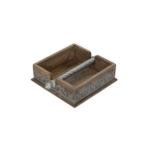 Premium Acacia Wood Napkin Holder For Table Square Tabletop Napkin Dispenser for Restaurant for Hotel Modern Design <b>Tissue</b> <b>Box</b> - Product Image 3