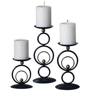 Support de bougie en métal de luxe avec design en plumes fait à la main pour les décorateurs d'intérieur, autres décorations de maison, couleur or métallique - Product Image 2