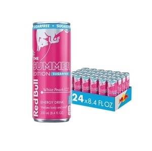 Bebida Energética Red Bull Peach Edition Sabor Melocotón y Nectarina 250ml, Paquete al por Mayor, Gran Cantidad para Distribuidores - Product Image 2